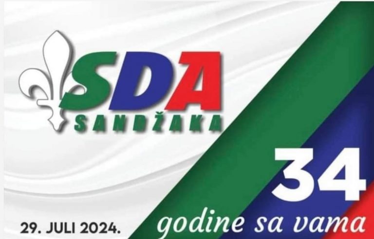 SDA SANDZAKA PROSLAVLJA SVOJ 34.RODJENDAN!